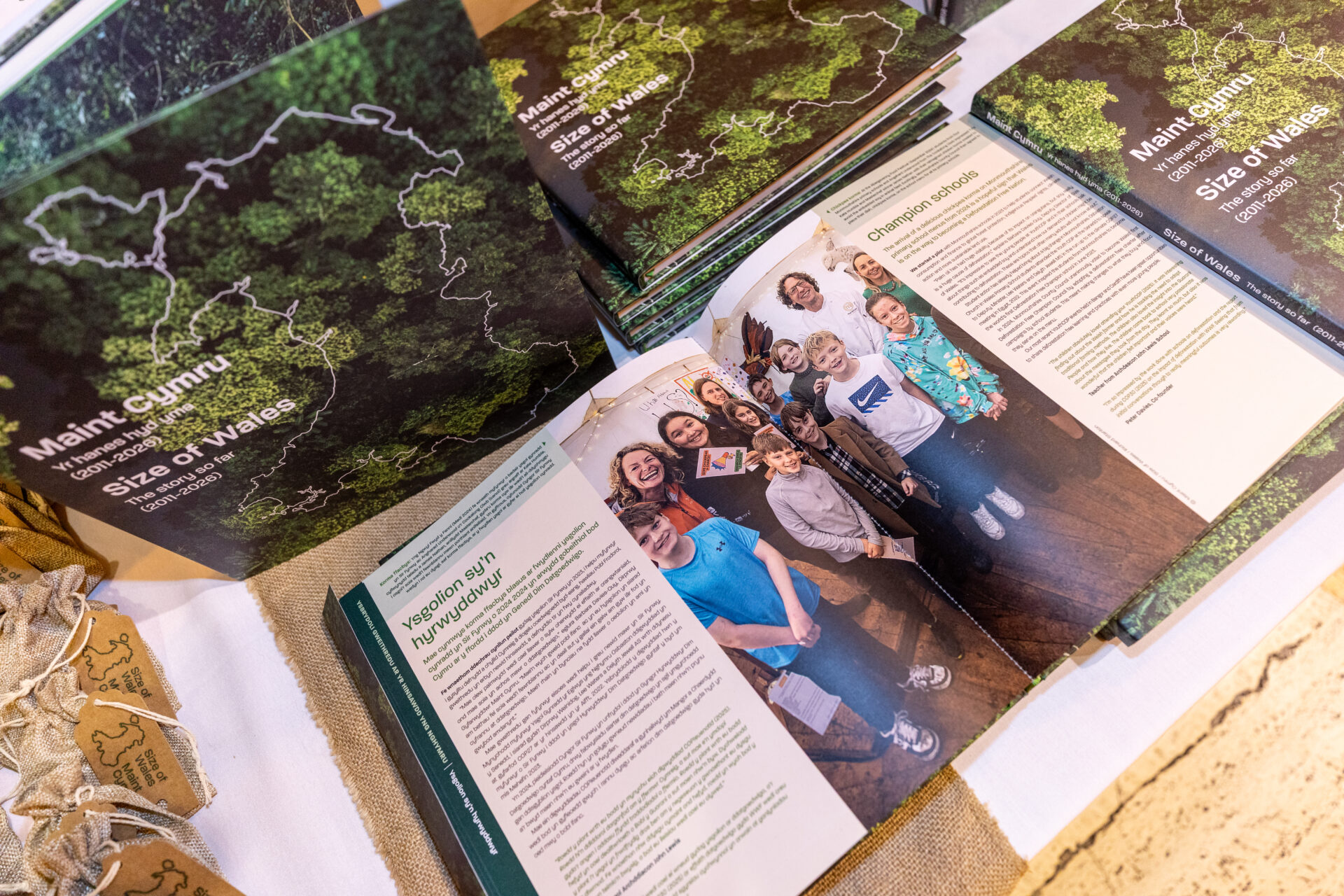Size of Wales / Saint Cymru: Celebrating 15 years of Size of Wales - book launch & special anniversary event held at The Temple of Peace in Cardiff on Thursday 9th July 2026.