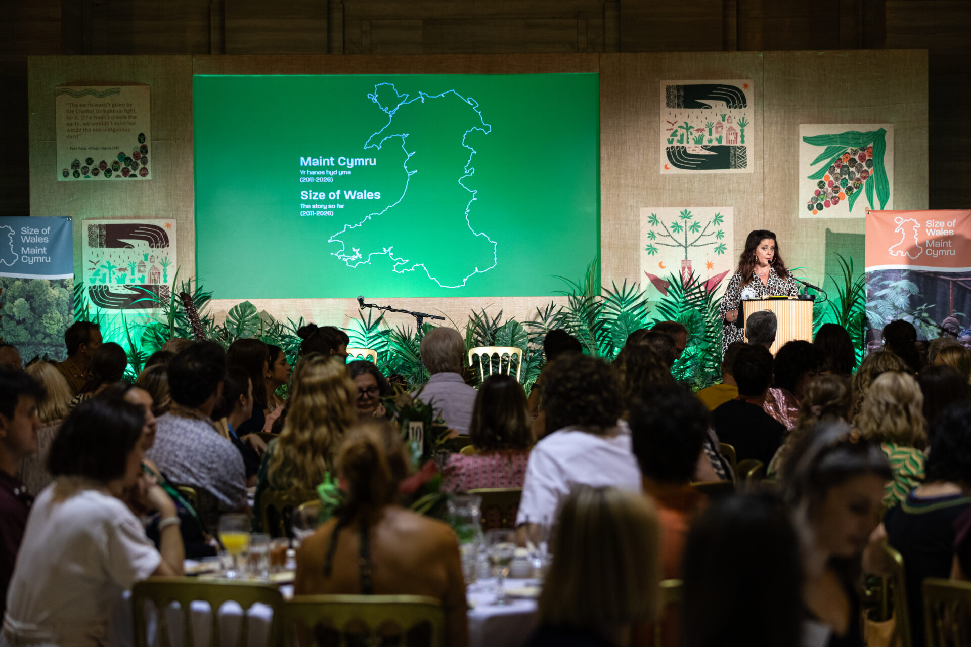 Size of Wales / Saint Cymru: Celebrating 15 years of Size of Wales - book launch & special anniversary event held at The Temple of Peace in Cardiff on Thursday 9th July 2026.