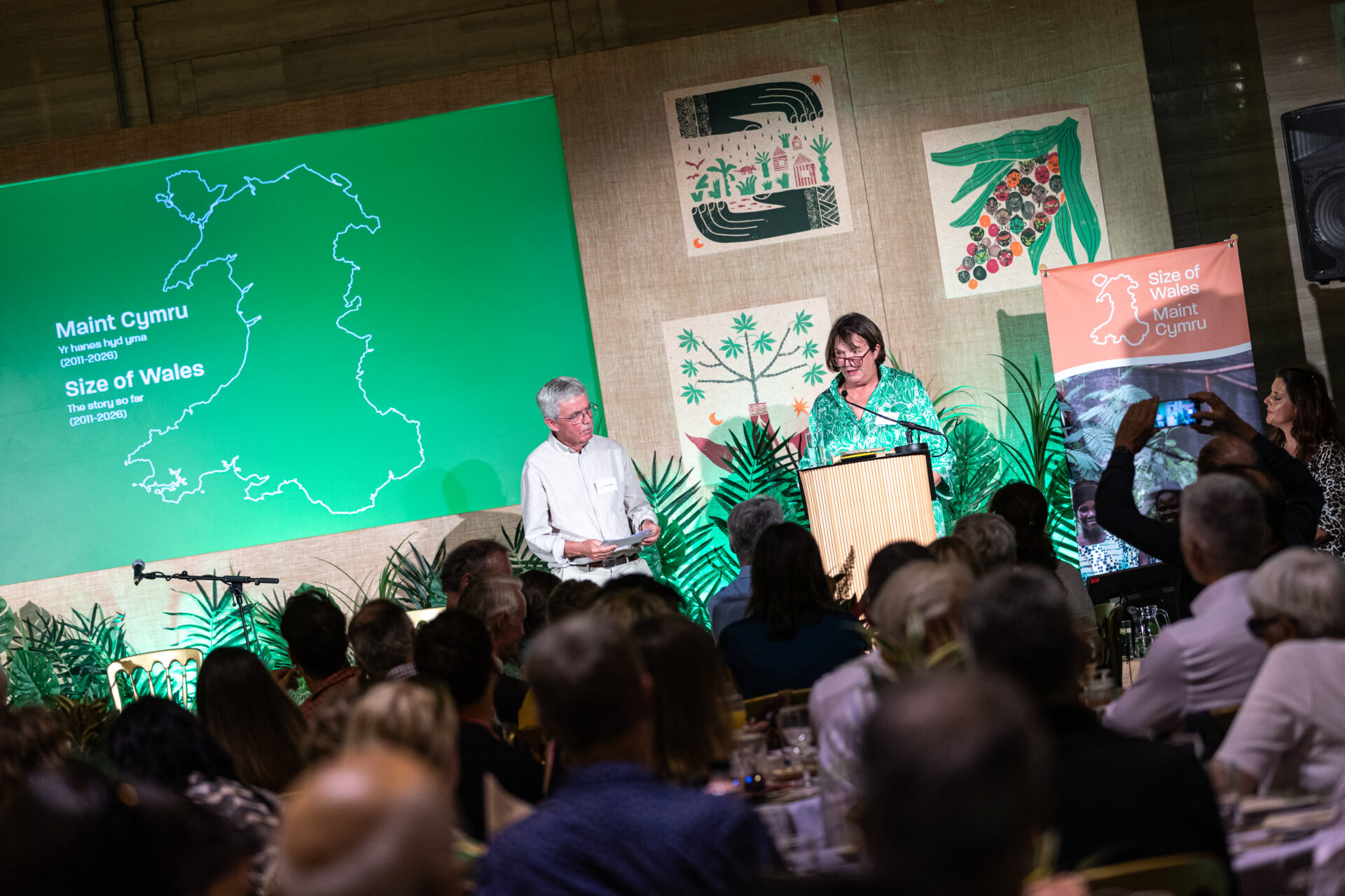 Size of Wales / Saint Cymru: Celebrating 15 years of Size of Wales - book launch & special anniversary event held at The Temple of Peace in Cardiff on Thursday 9th July 2026.
