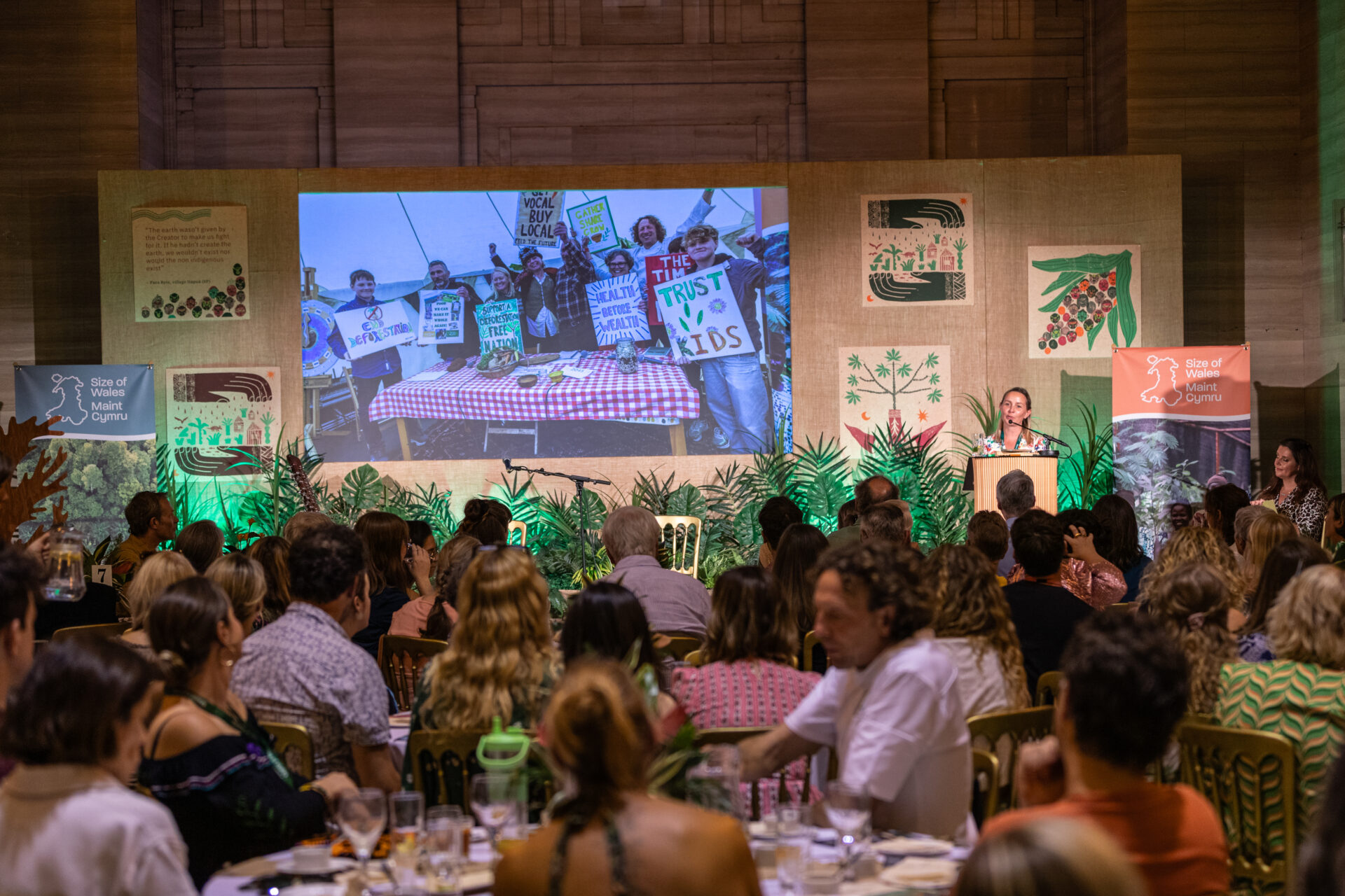Size of Wales / Saint Cymru: Celebrating 15 years of Size of Wales - book launch & special anniversary event held at The Temple of Peace in Cardiff on Thursday 9th July 2026.
